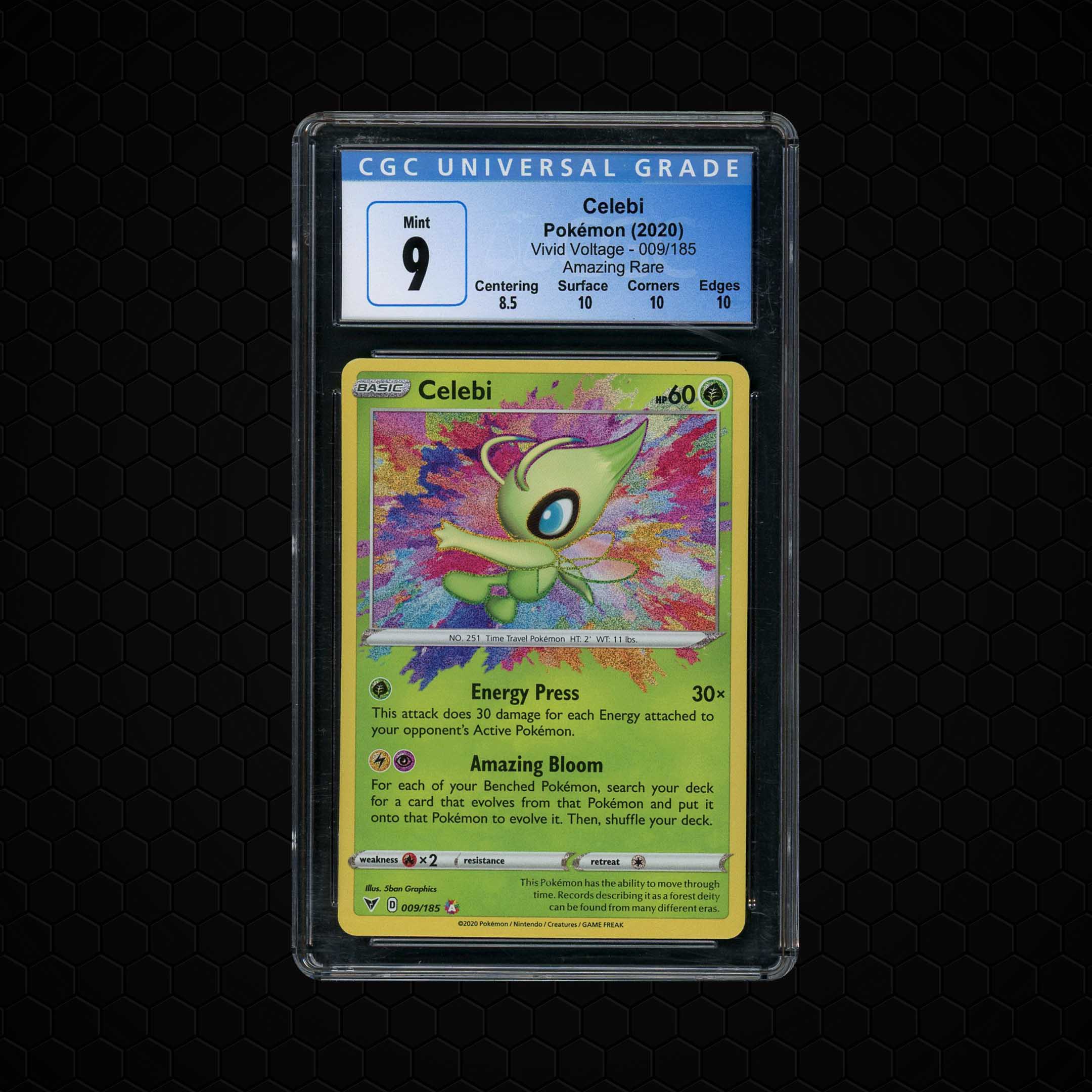 2020 Japanese Vivid Voltage Celebi #9 CGC 9