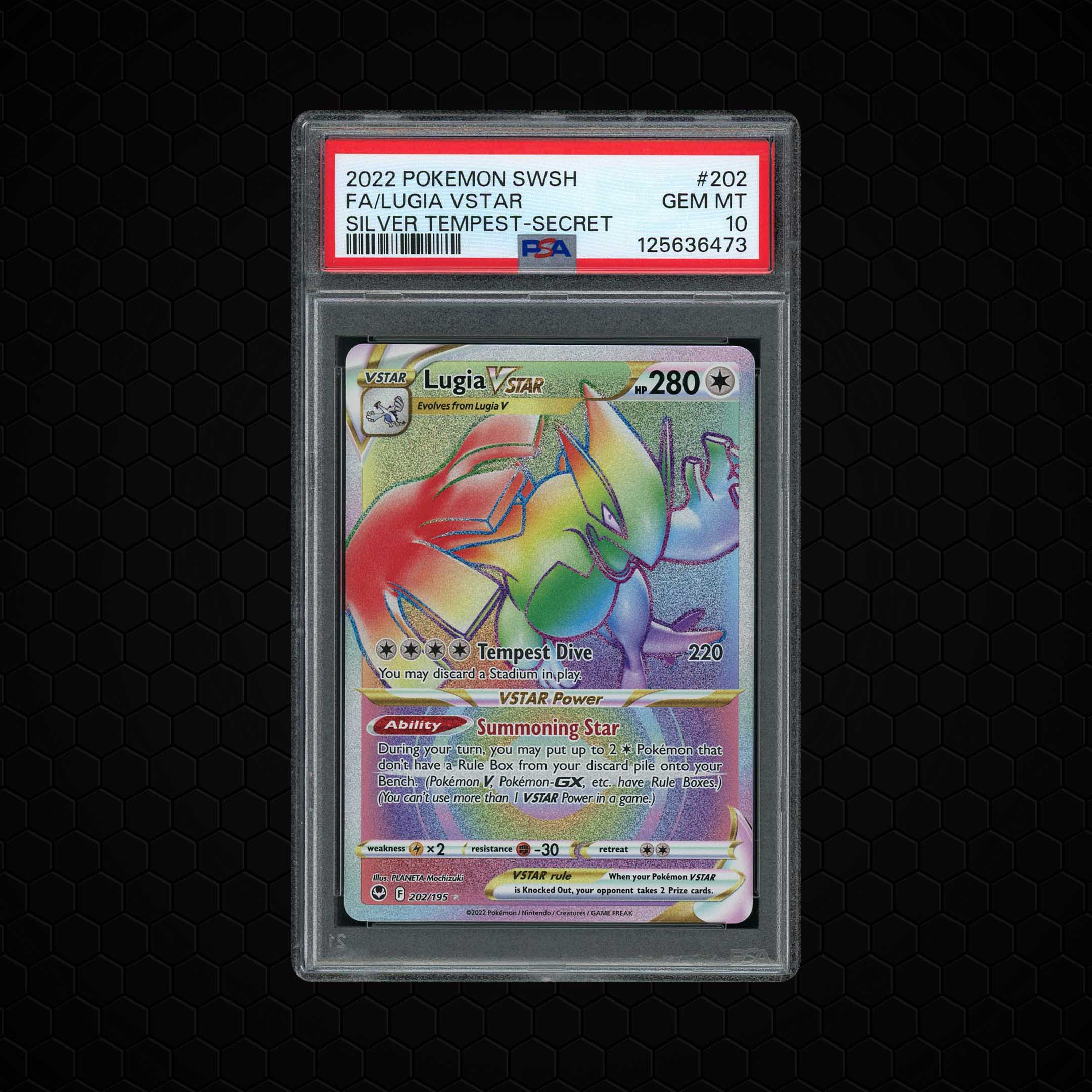 2022 Silver Tempest Lugia VSTAR #202 PSA 10
