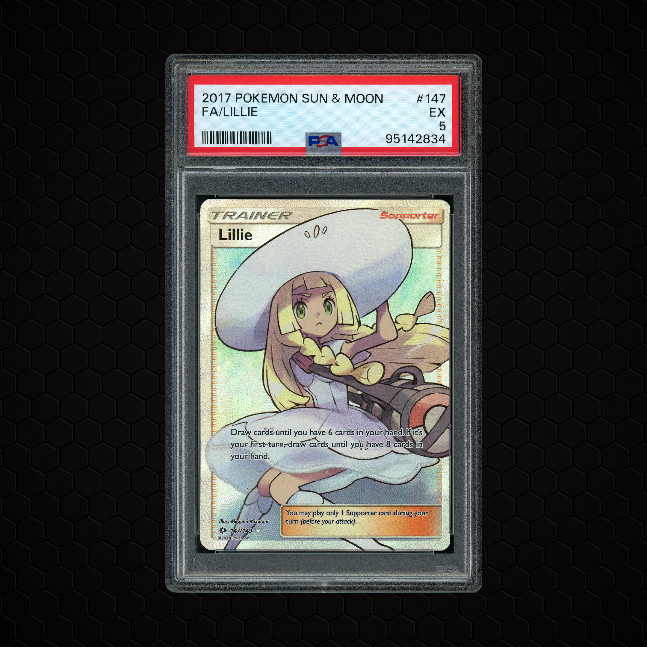 2017 Sun & Moon Lillie #147 PSA 5