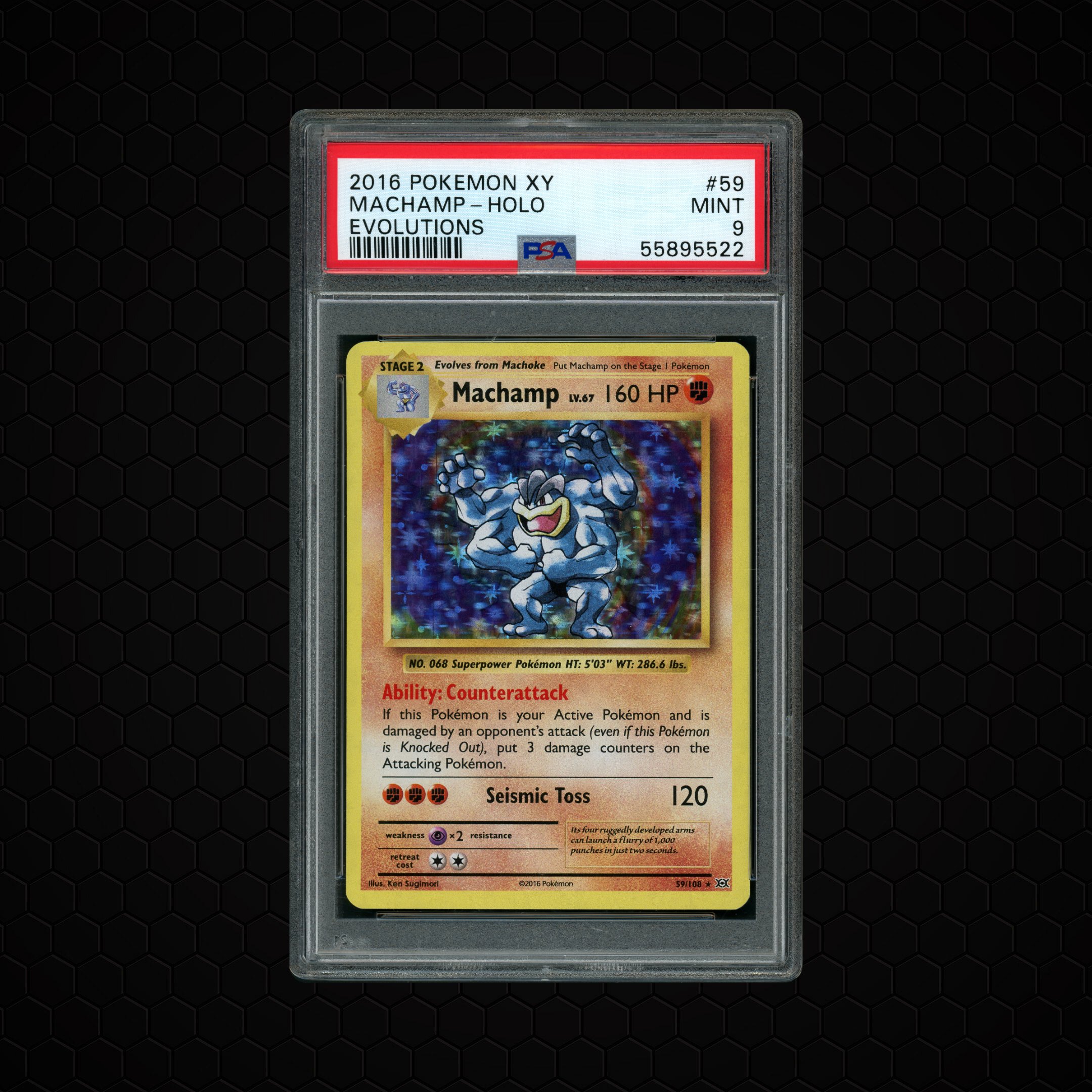 2016 Evolutions Machamp #59 PSA 9