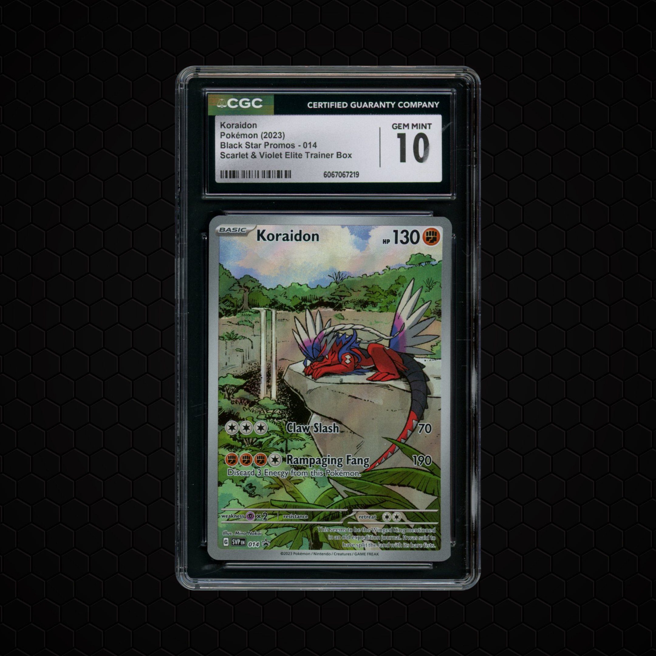 2023 Black Star Promo Koraidon #14 CGC 10