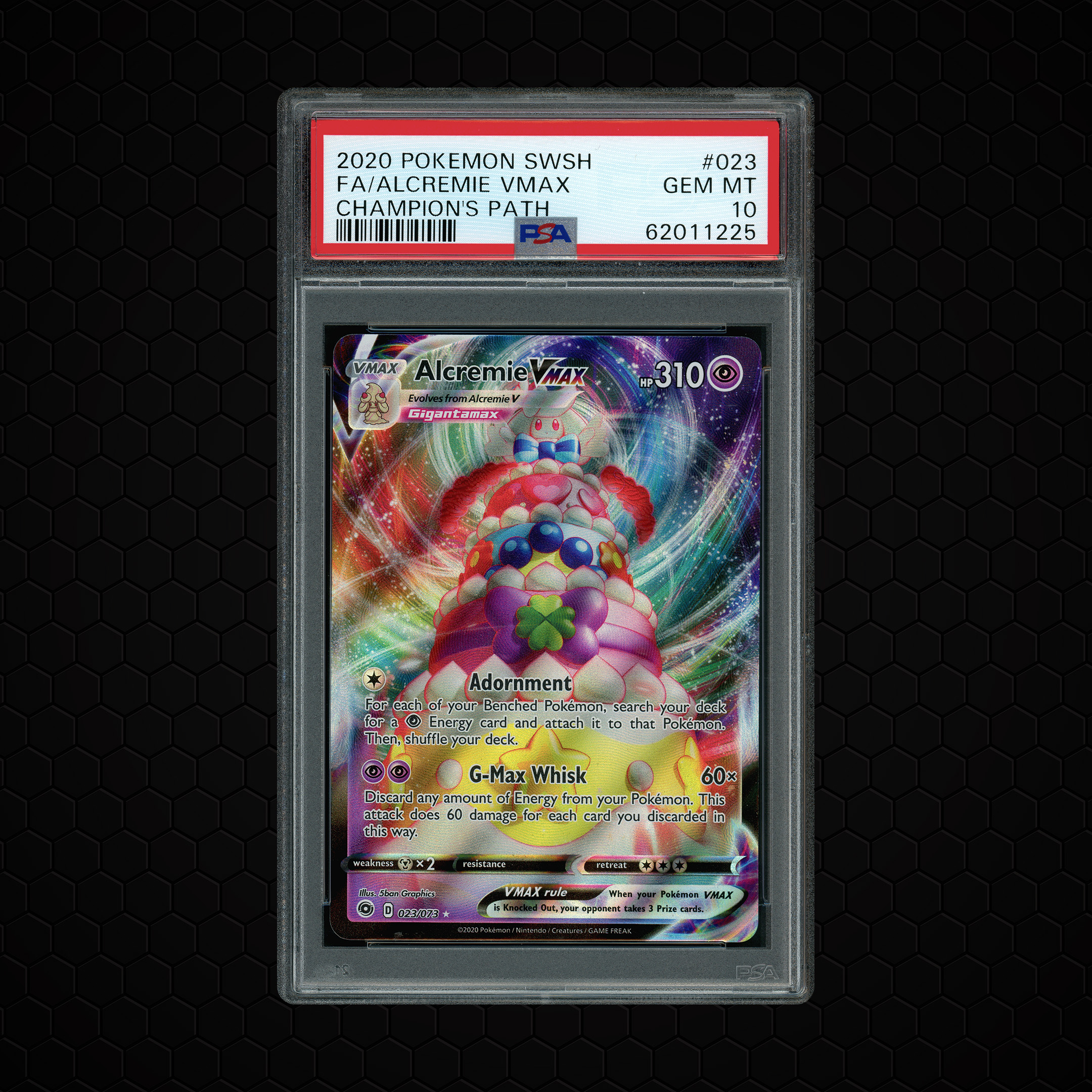 2020 Champion's Path Alcremie VMAX #23 PSA 10