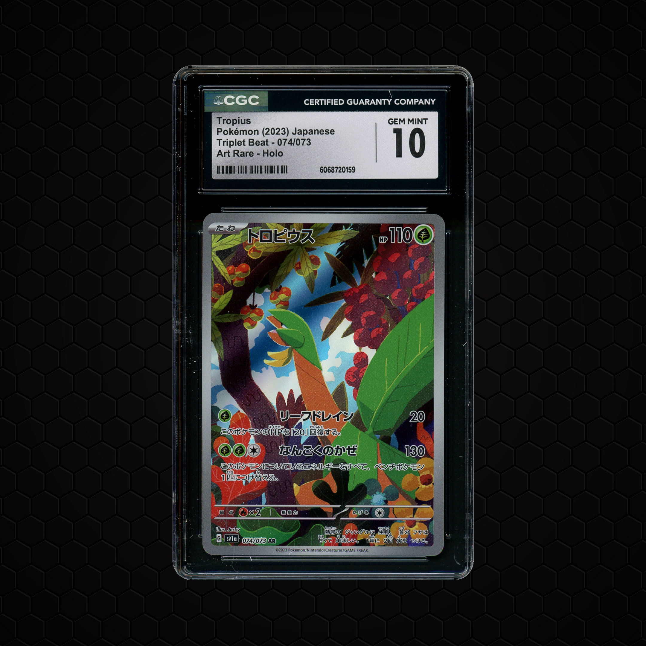 2023 Japanese Triplet Beat Tropius #74 CGC 10