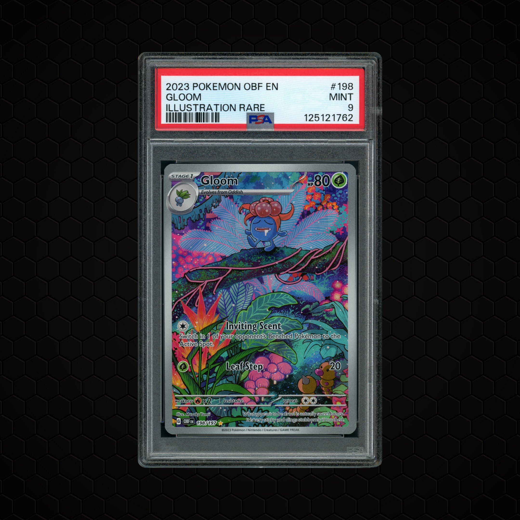 2023 Obsidian Flames Gloom #198 PSA 9