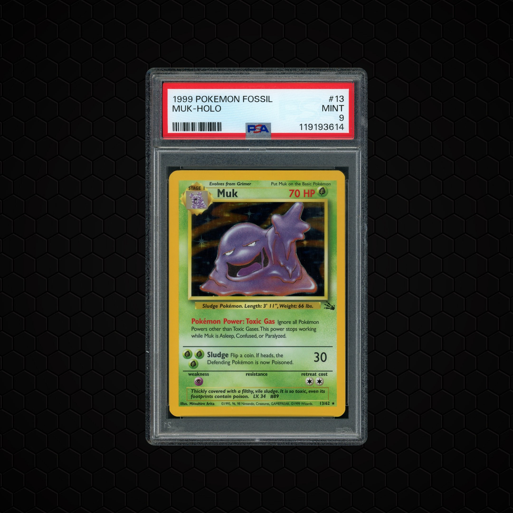 1999 Fossil Muk #13 PSA 9
