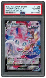 2022 Brilliant Stars Sylveon VMAX #TG15 PSA 10 on Beezie.