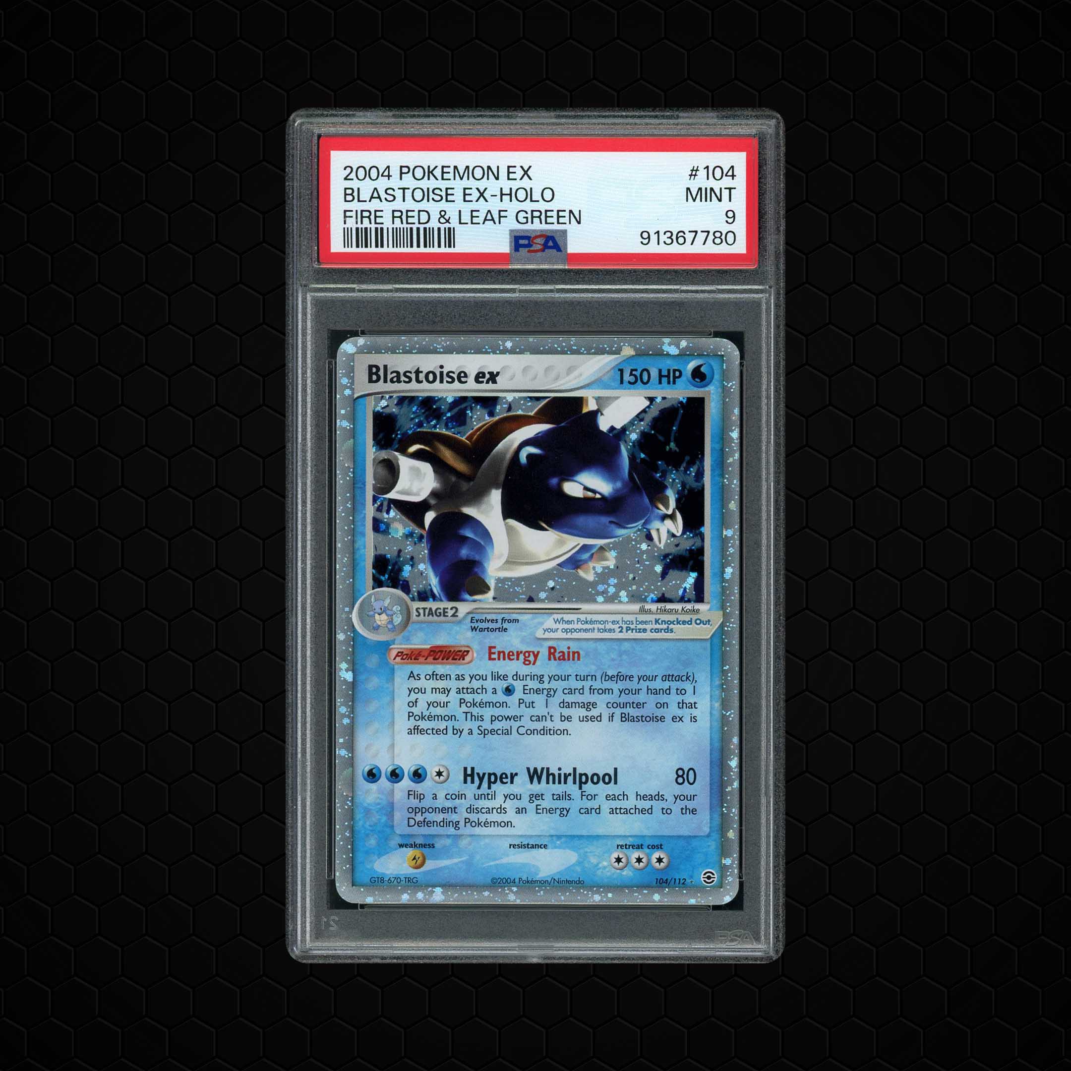 2024 FireRed & LeafGreen Blastoise EX #104 PSA 9