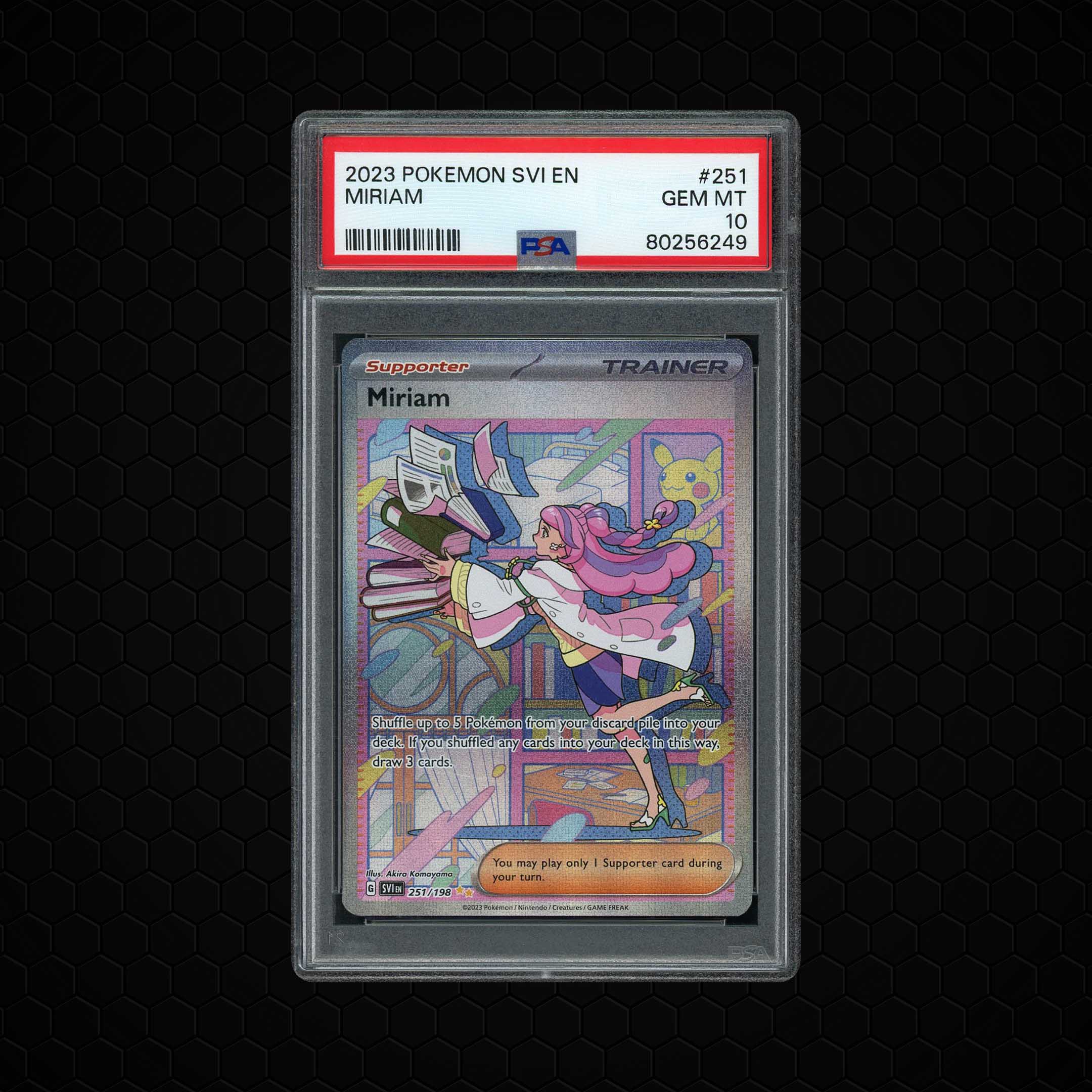2023 Pokemon 151 Miriam #251 PSA 10
