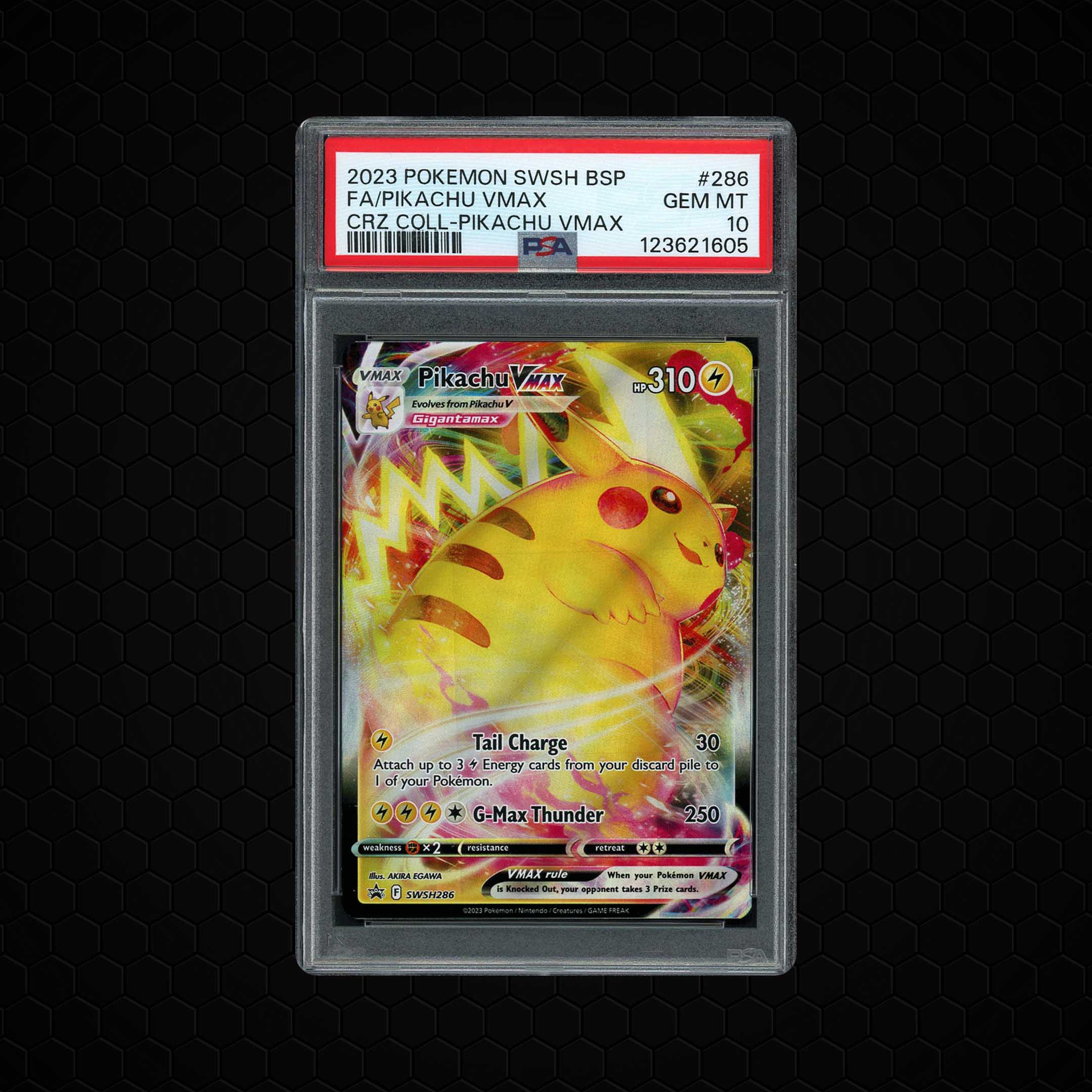 2023 Black Star Promo Pikachu VMAX #286 PSA 10