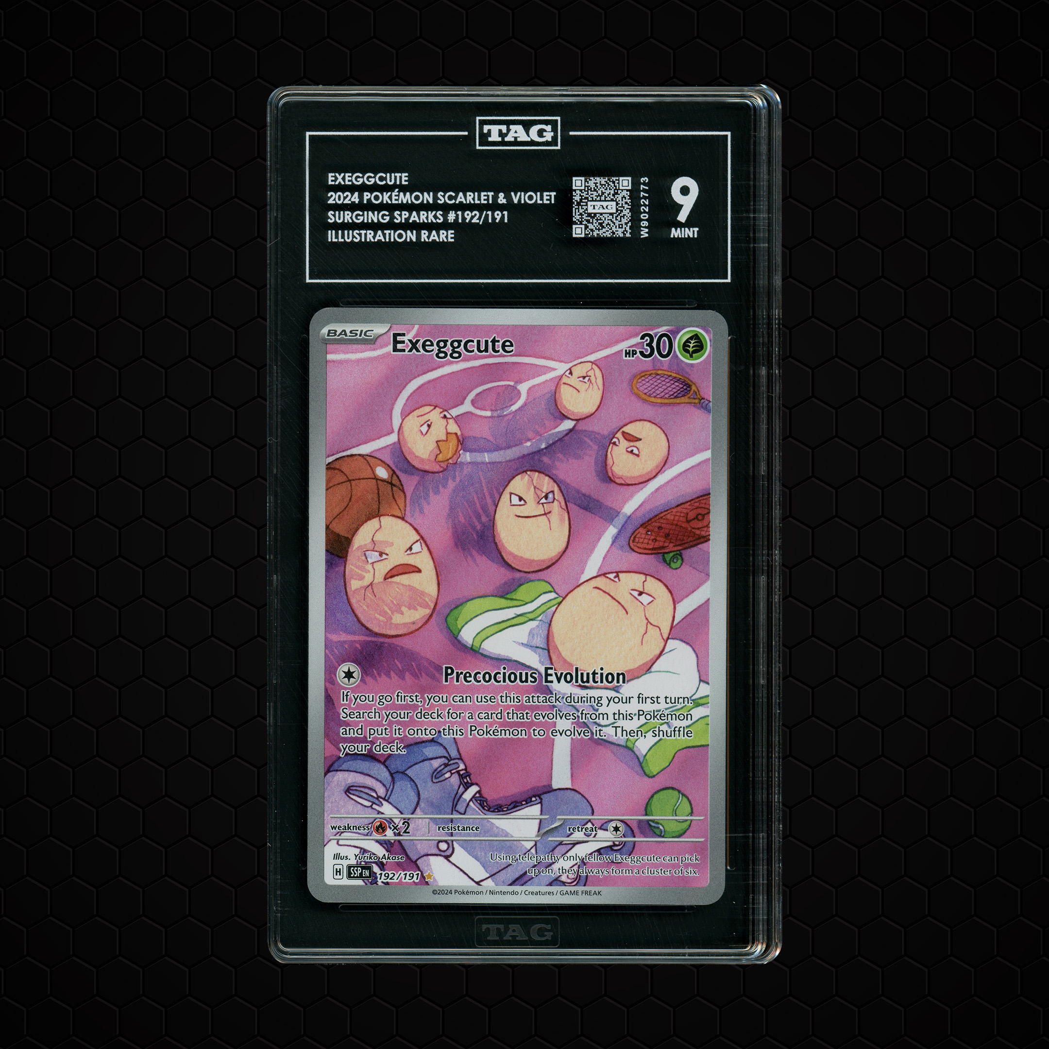 2024 Surging Sparks Exeggcute #192 TAG 9