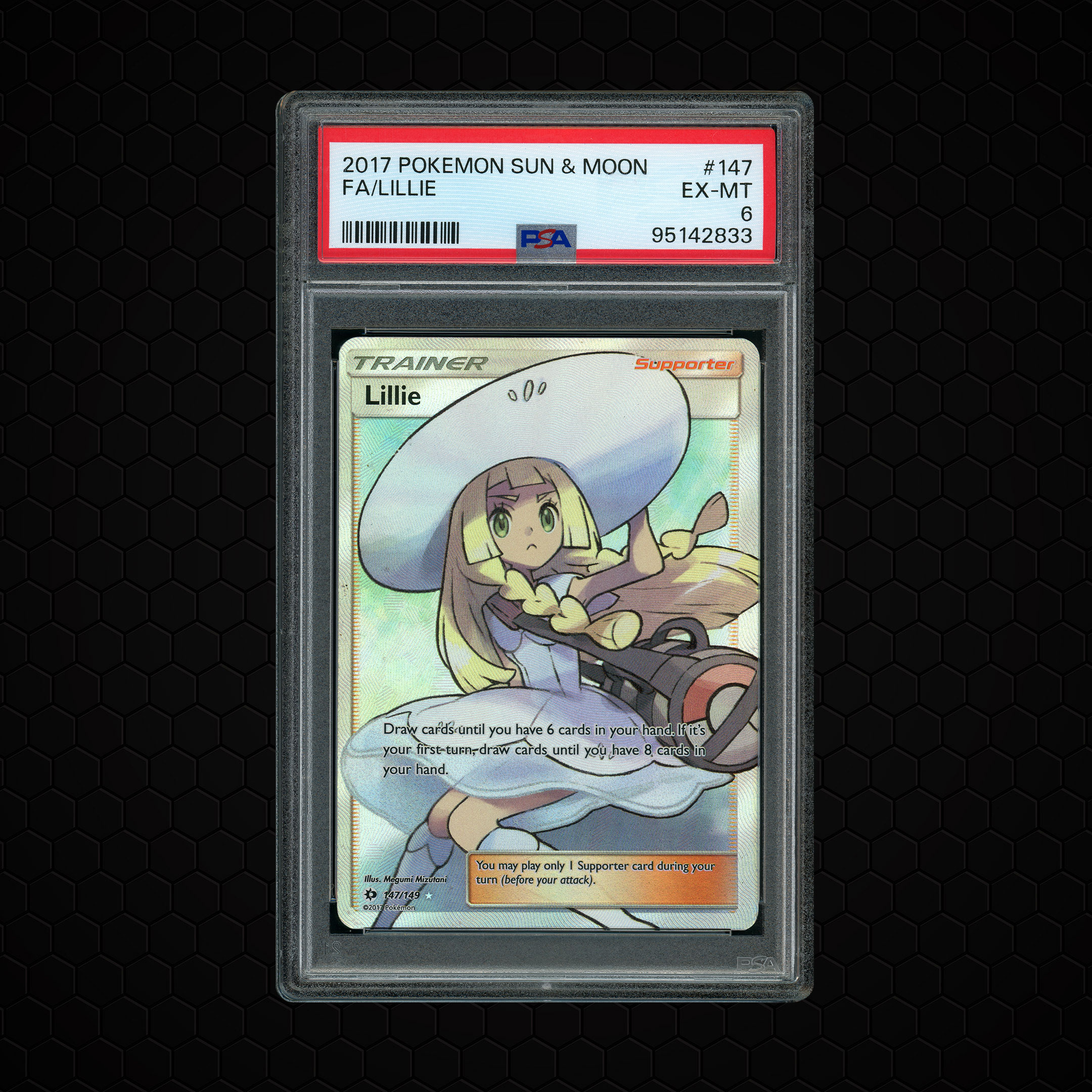 2017 Sun & Moon Lillie #147 PSA 6