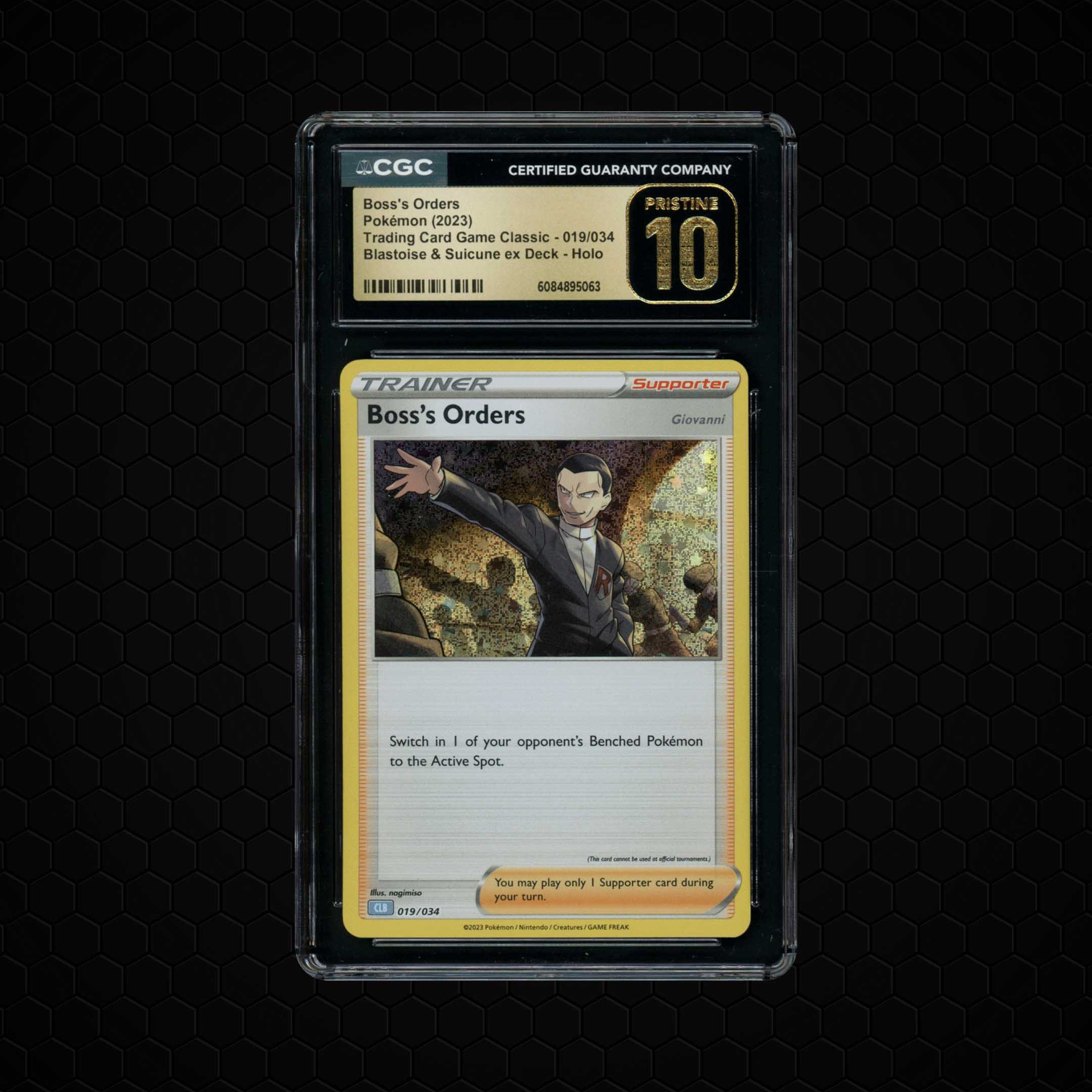 2023 Classic Collection Boss's Orders #19 CGC 10