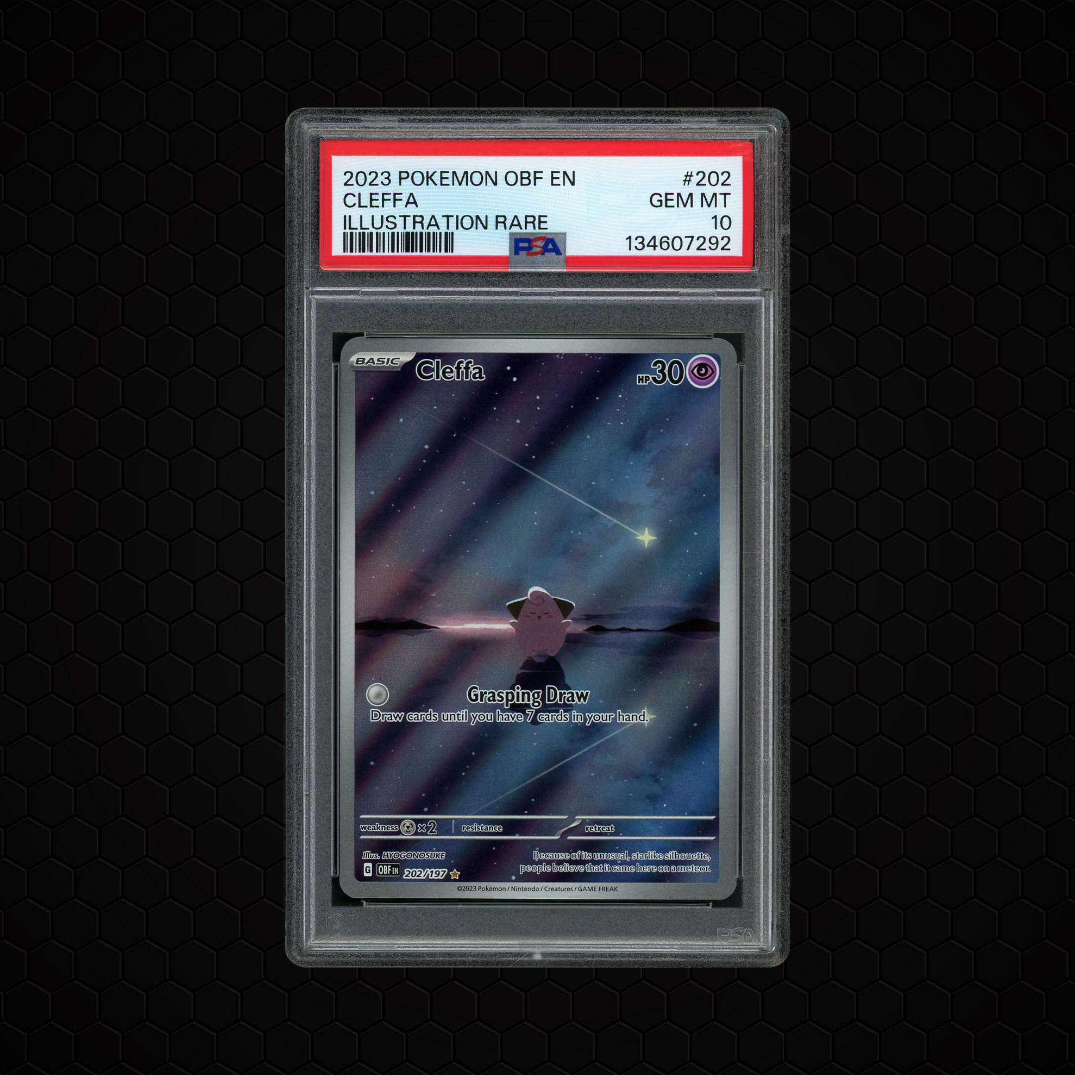 2023 Obsidian Flames Cleffa #202 PSA 10
