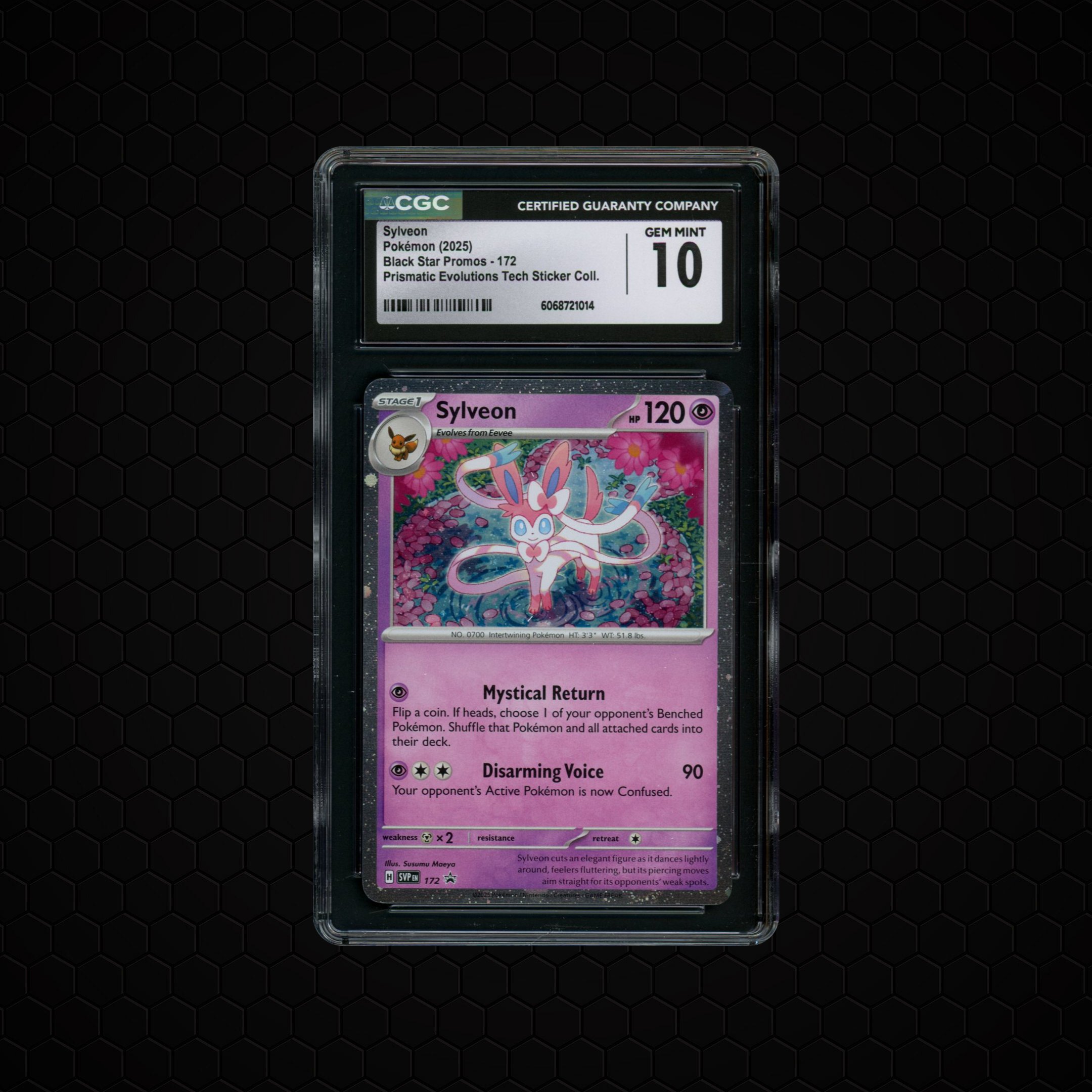 2025 Black Star Promos Sylveon #172 CGC 10