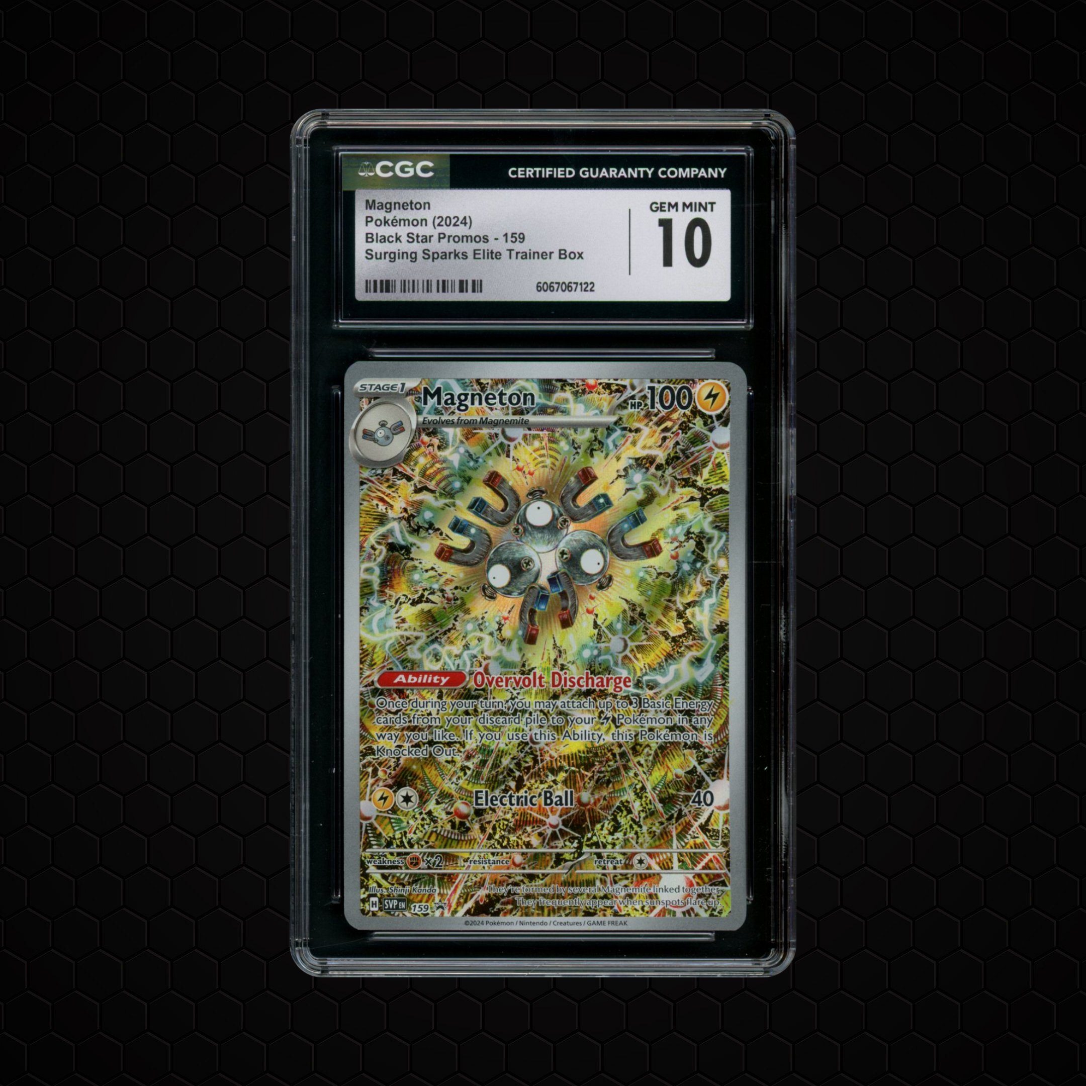 2024 Black Star Promo Magneton #159 CGC 10