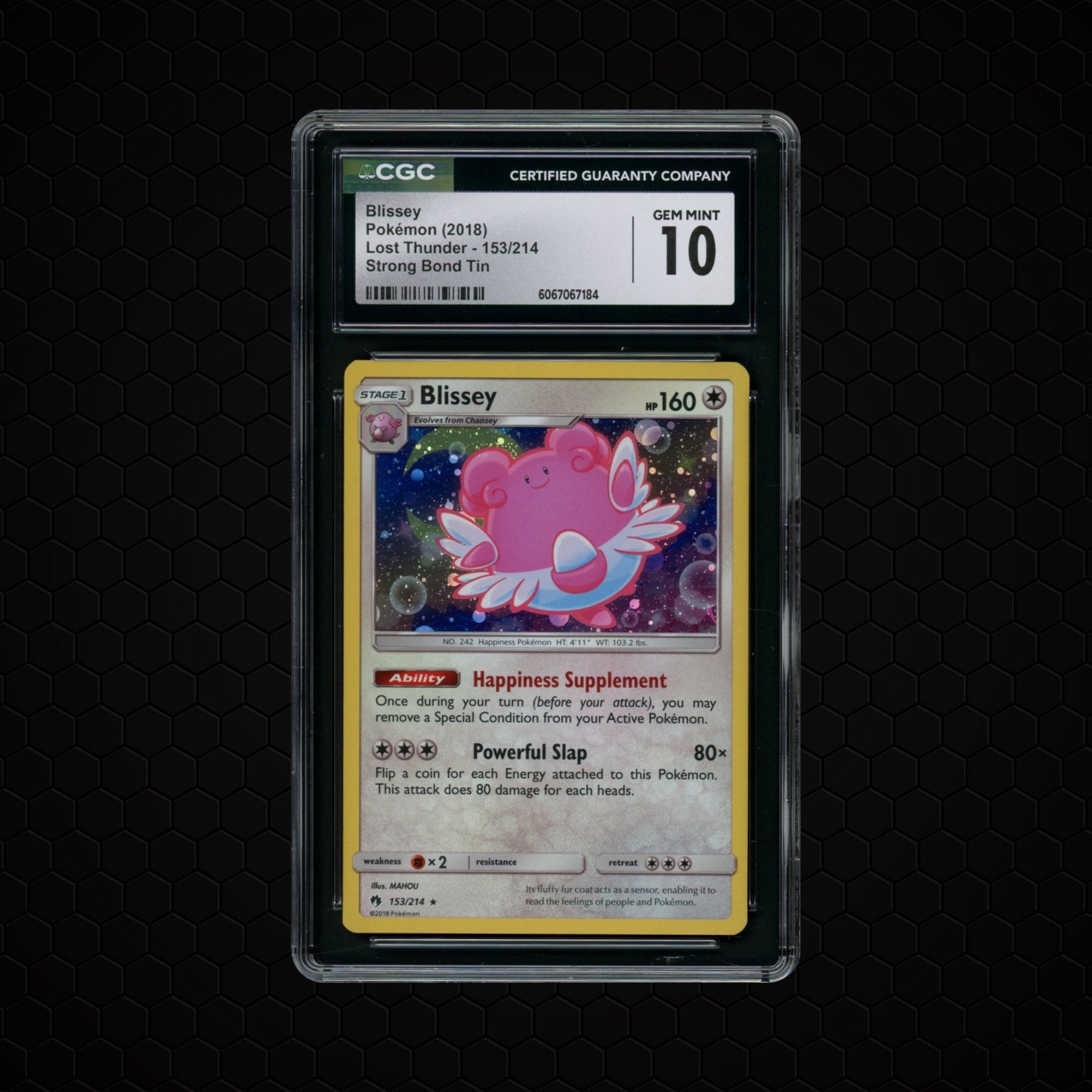 2018 Lost Thunder Blissey #153 CGC 10