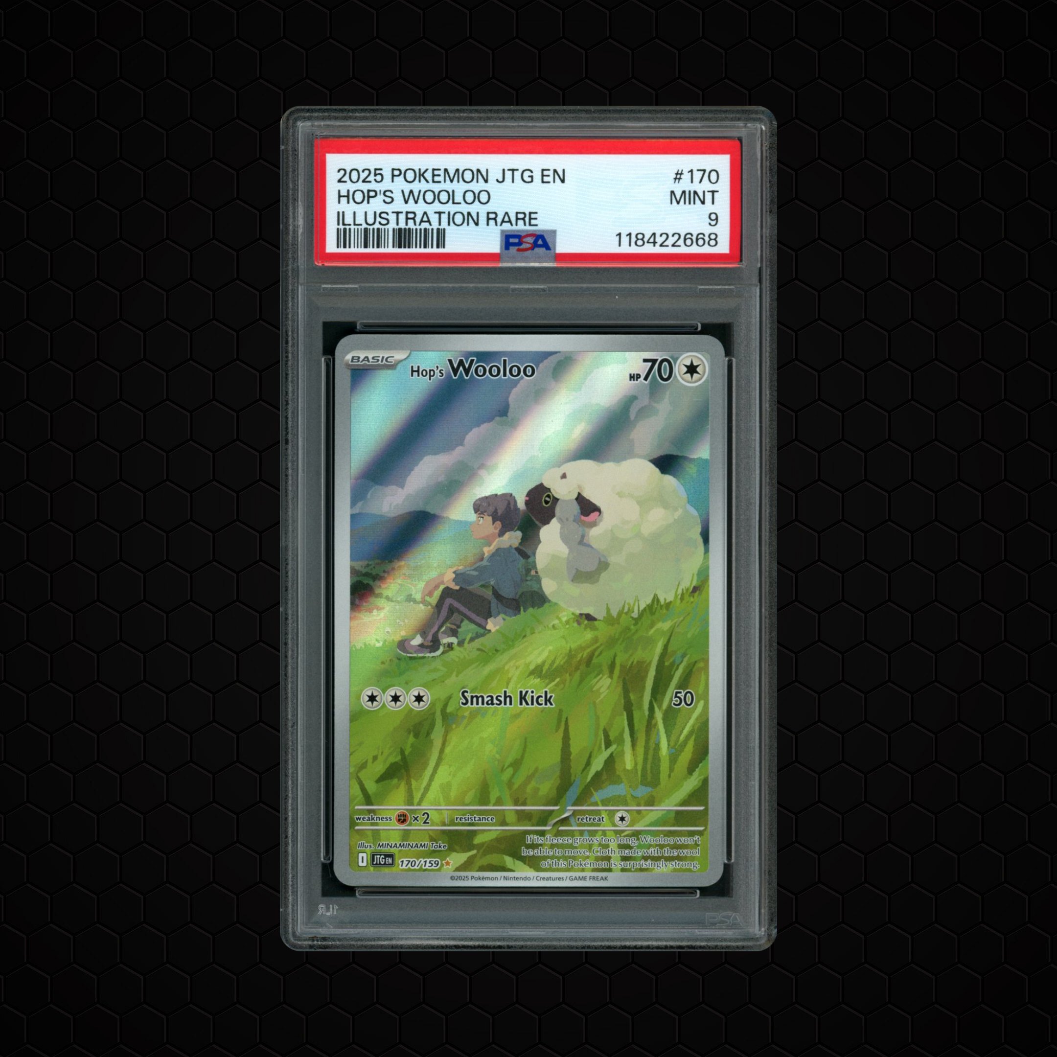 2025 Journey Together Hop's Wooloo #170 PSA 9