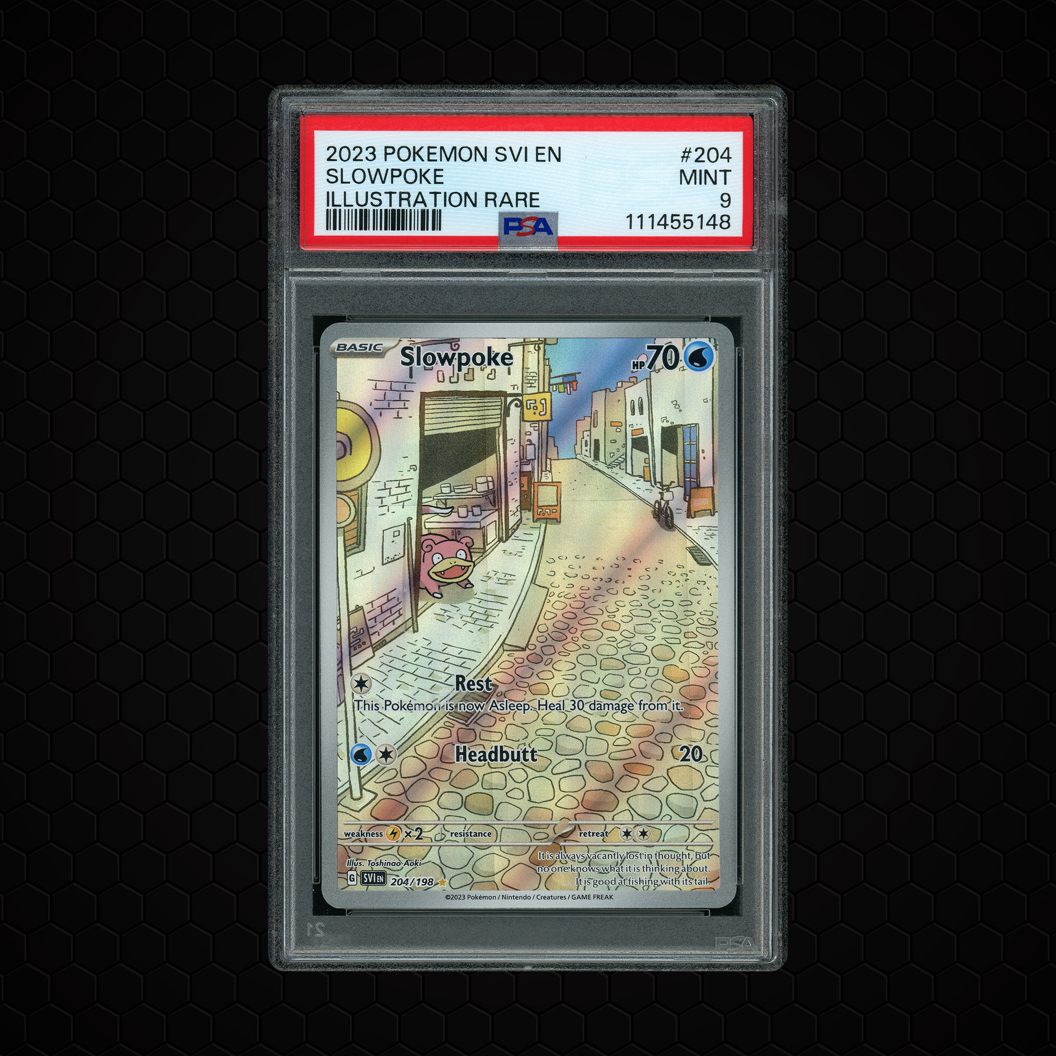 2023 Pokemon 151 Slowpoke #204 PSA 9