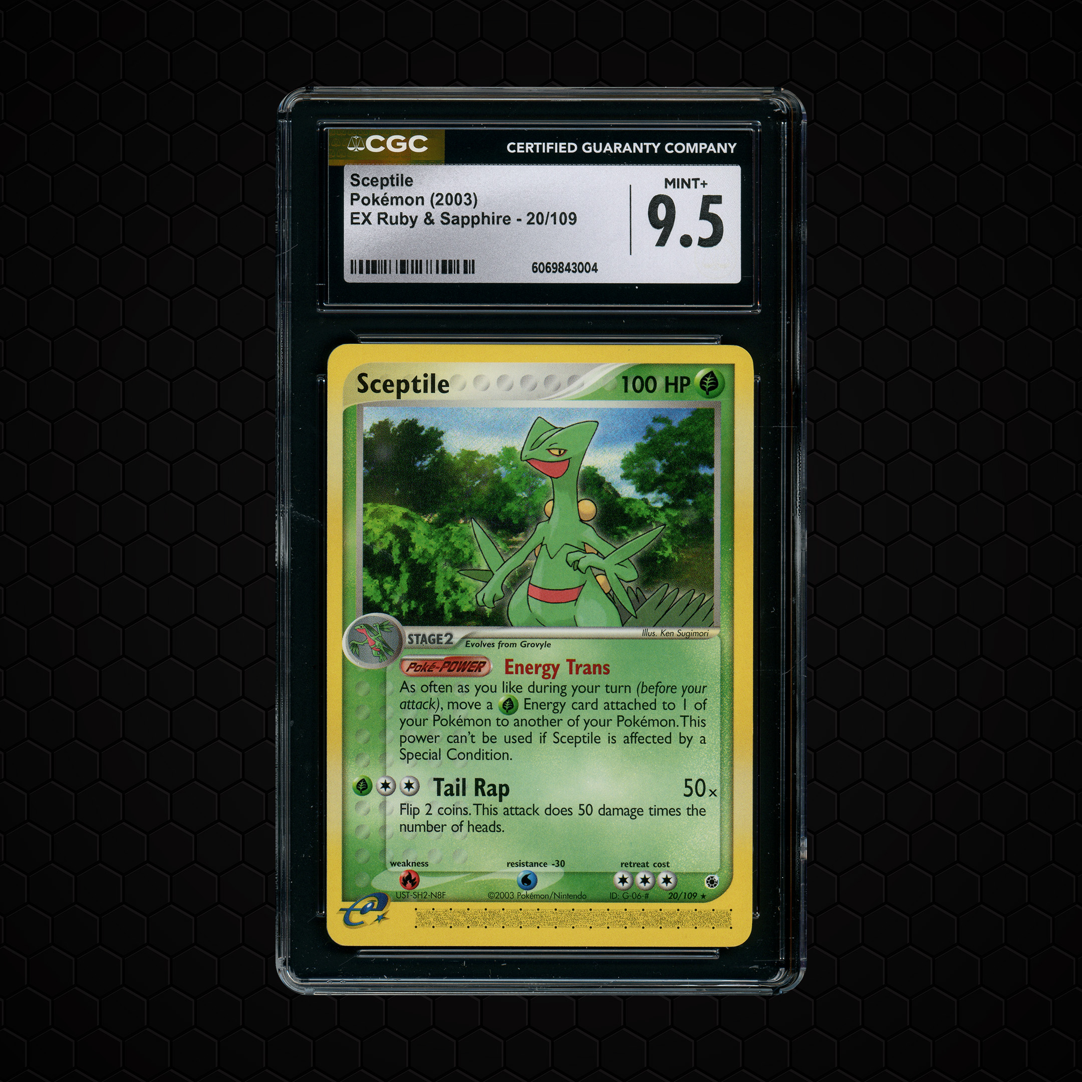 2003 EX Ruby & Sapphire Sceptile #20 CGC 9.5