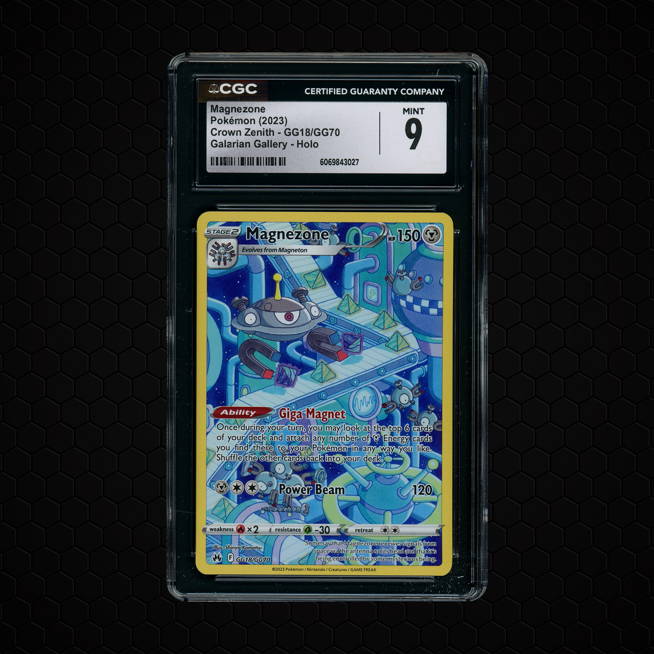 2023 Crown Zenith Magnezone #GG18 CGC 9