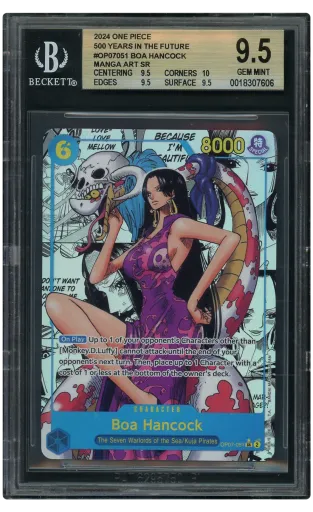 2024 500 Years in the Future Manga Alt. Art Boa Hancock #OP07-051 BGS 9.5