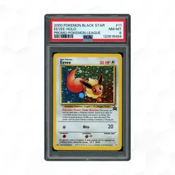 2000 Black Star Promo Eevee #11 PSA 8 on Beezie.