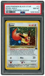 2000 Black Star Promo Eevee #11 PSA 8 on Beezie.