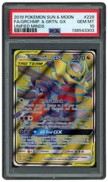 2019 Unified Minds Garchomp & Giratina GX #228 PSA 10 on Beezie.