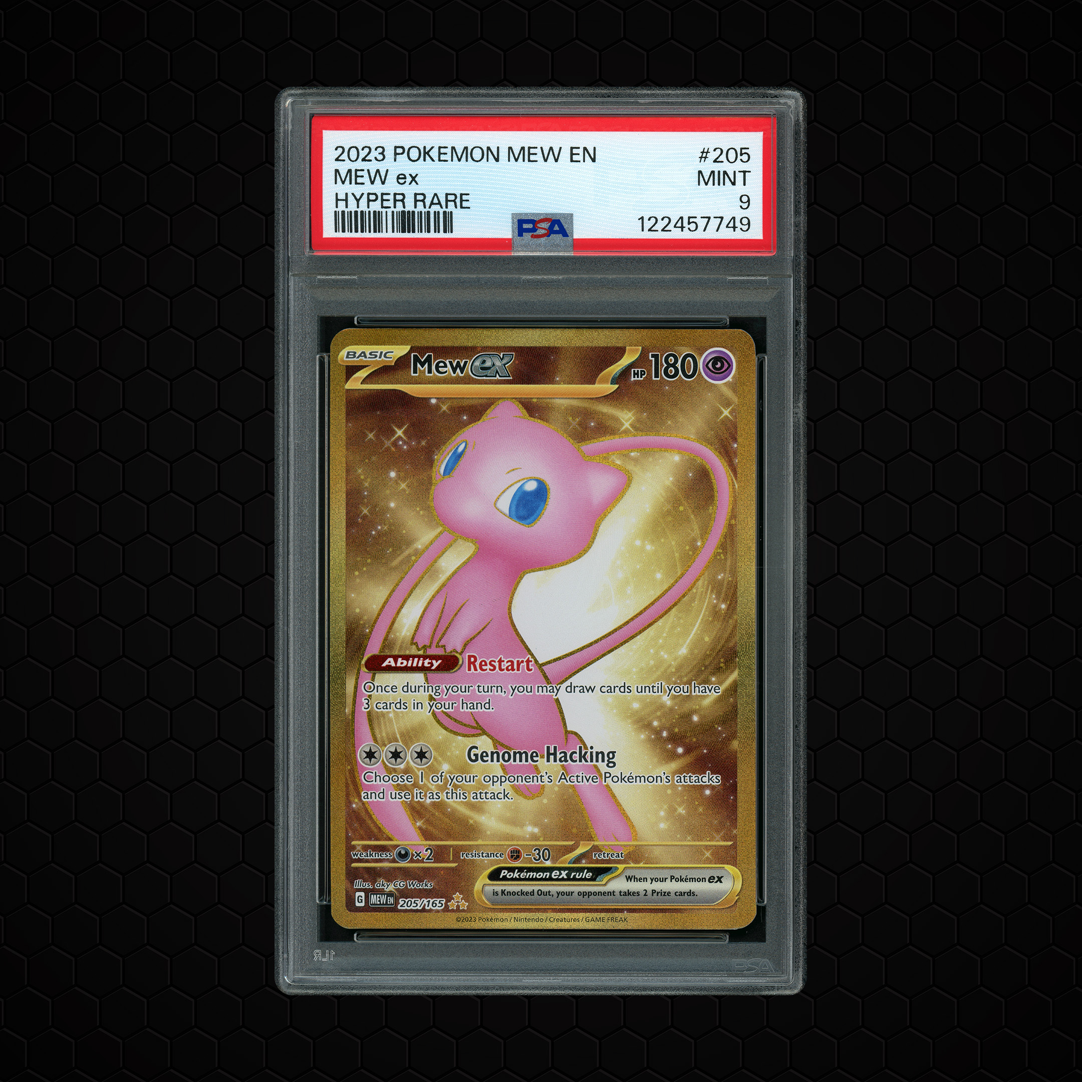 2023 Pokemon 151 Mew EX #205 PSA 9