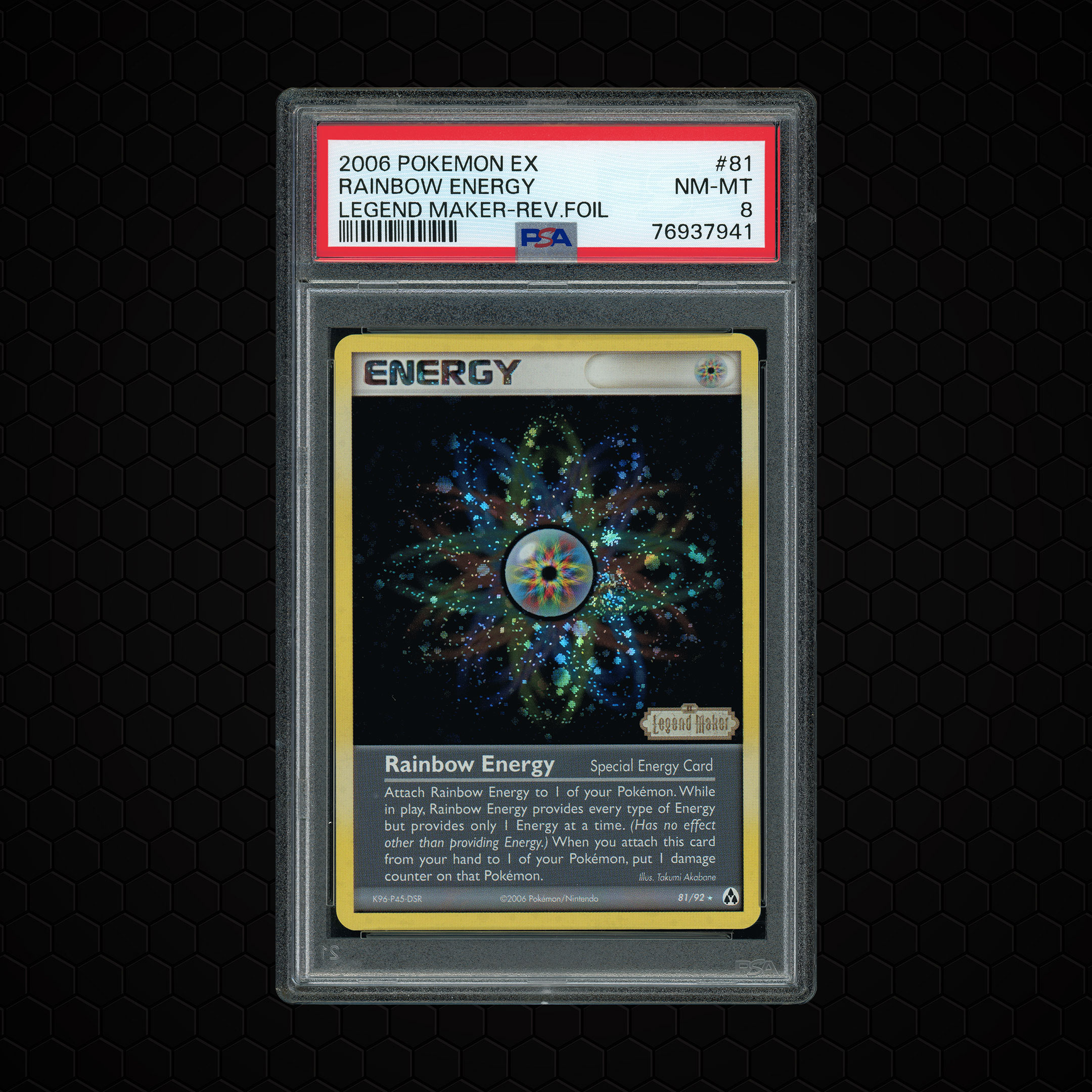 2006 Legend Maker Rainbow Energy #81 PSA 8