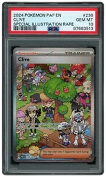 2024 Paldean Fates Clive #236 PSA 10 on Beezie.