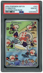 2024 Surging Sparks Clobbopus #207 PSA 10 on Beezie.