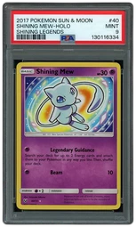 2017 Shining Legends Shining Mew #40 PSA 9 on Beezie.