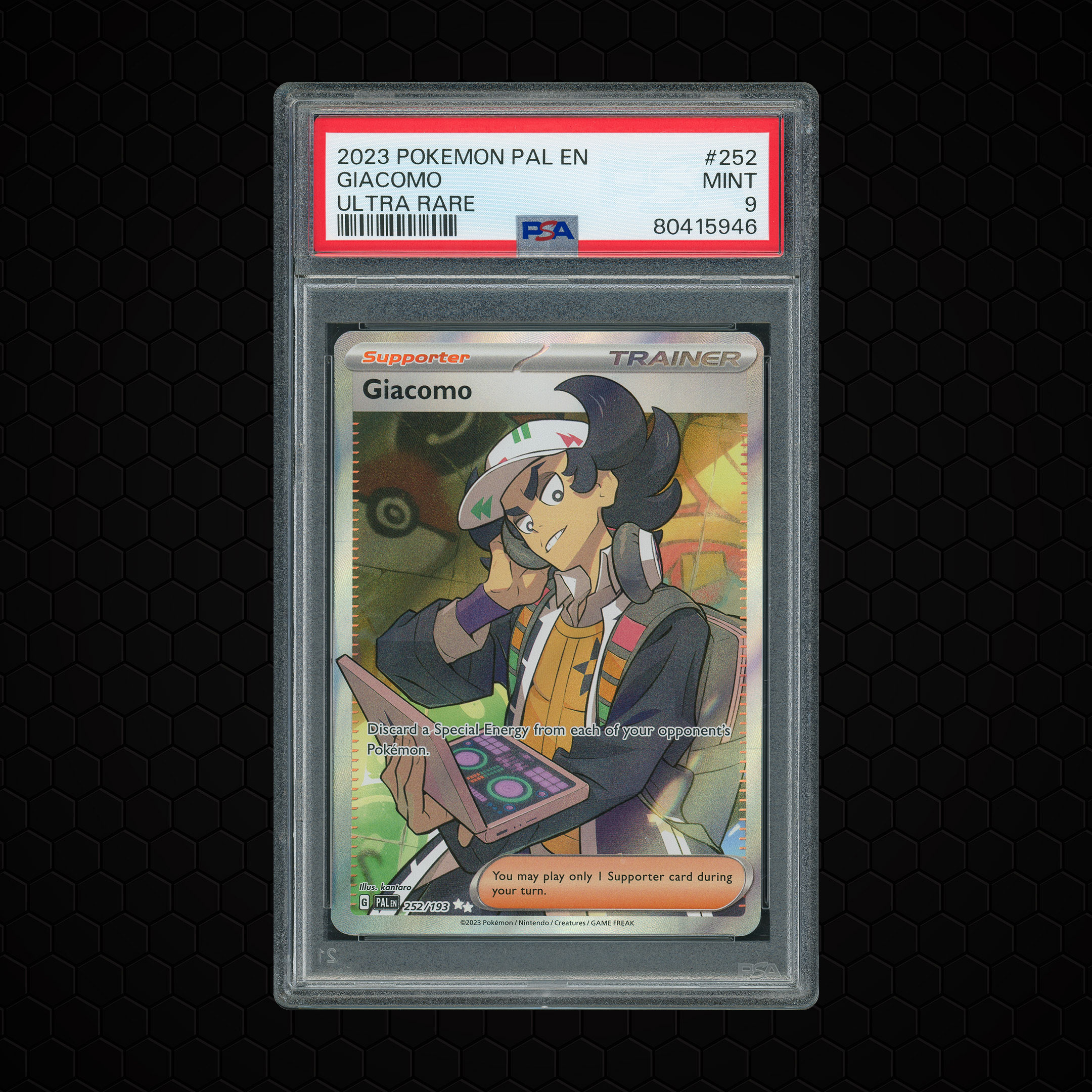 2023 Paldea Evolved Giacomo #252 PSA 9