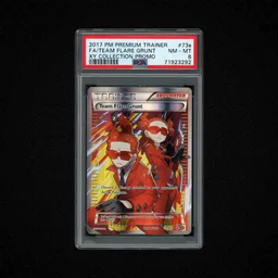 2017 XY Collection Promo Team Flare Grunt #73a PSA 8 on Beezie.