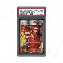 2017 XY Collection Promo Team Flare Grunt #73a PSA 8 on Beezie.