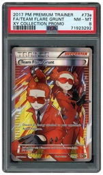 2017 XY Collection Promo Team Flare Grunt #73a PSA 8 on Beezie.