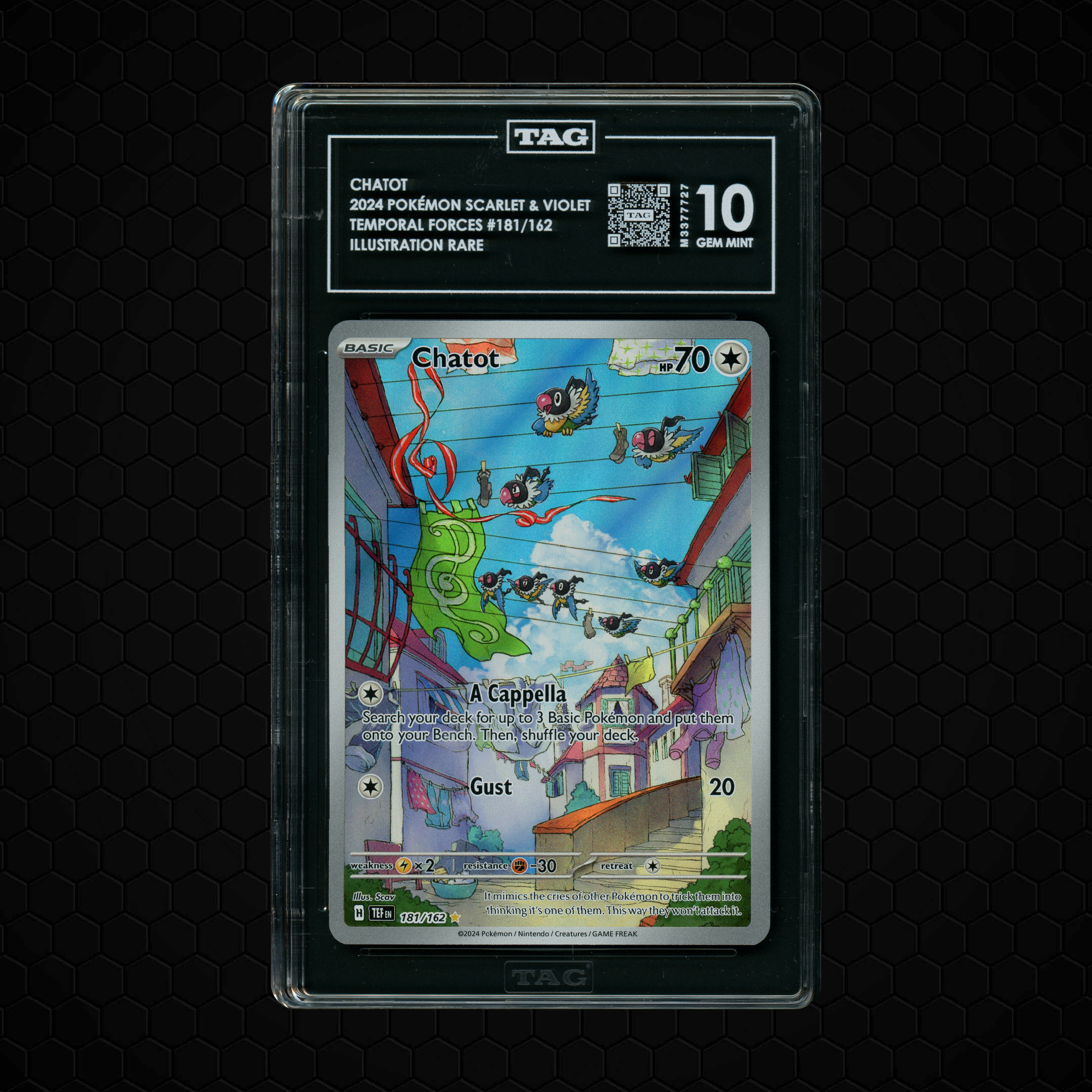 2024 Temporal Forces Chatot #181 TAG 10