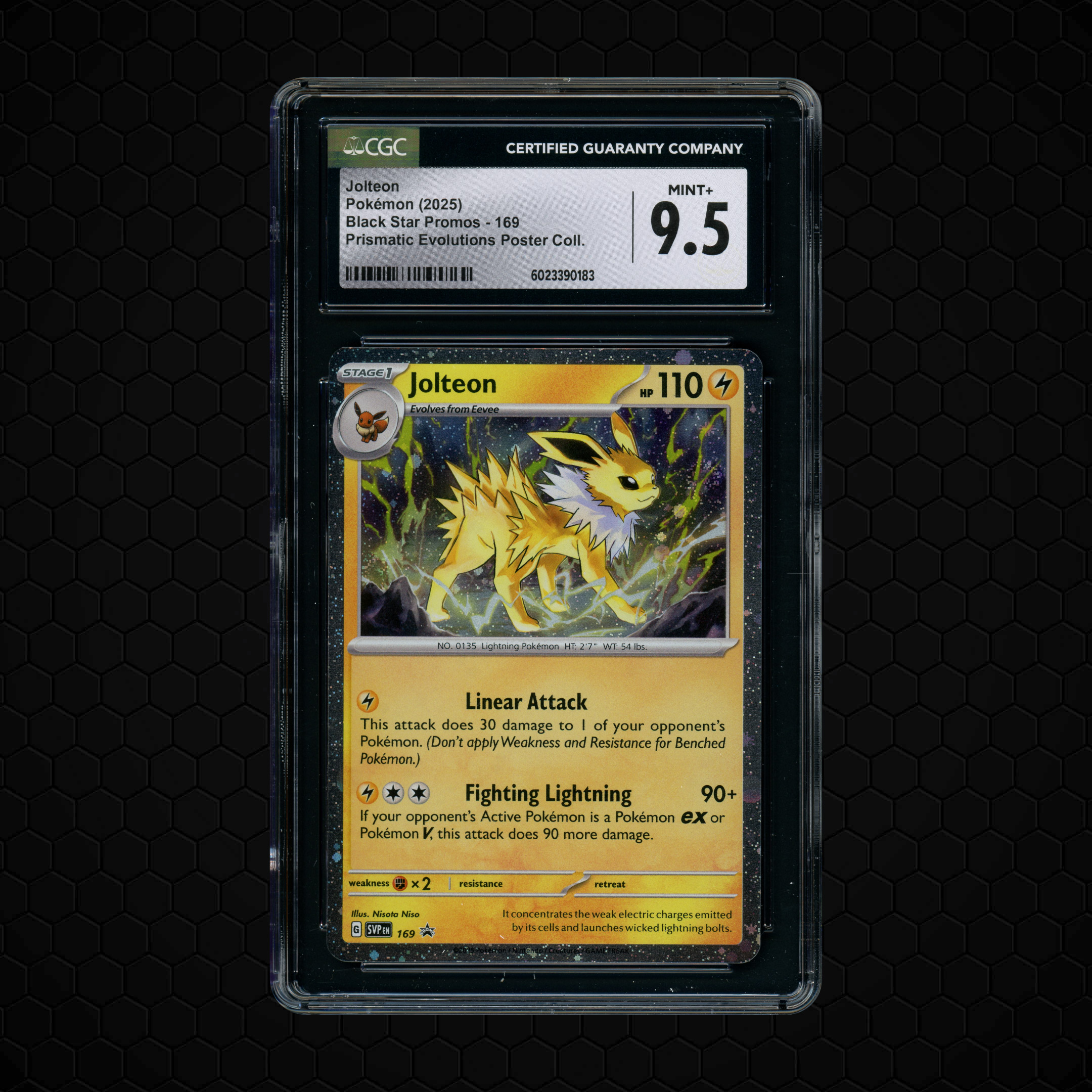 2025 Black Star Promos Jolteon #169 CGC 9.5