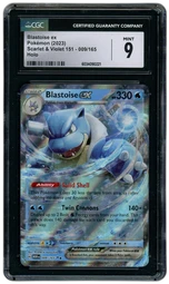 2023 Pokemon 151 Blastoise EX #9 CGC 9 on Beezie.