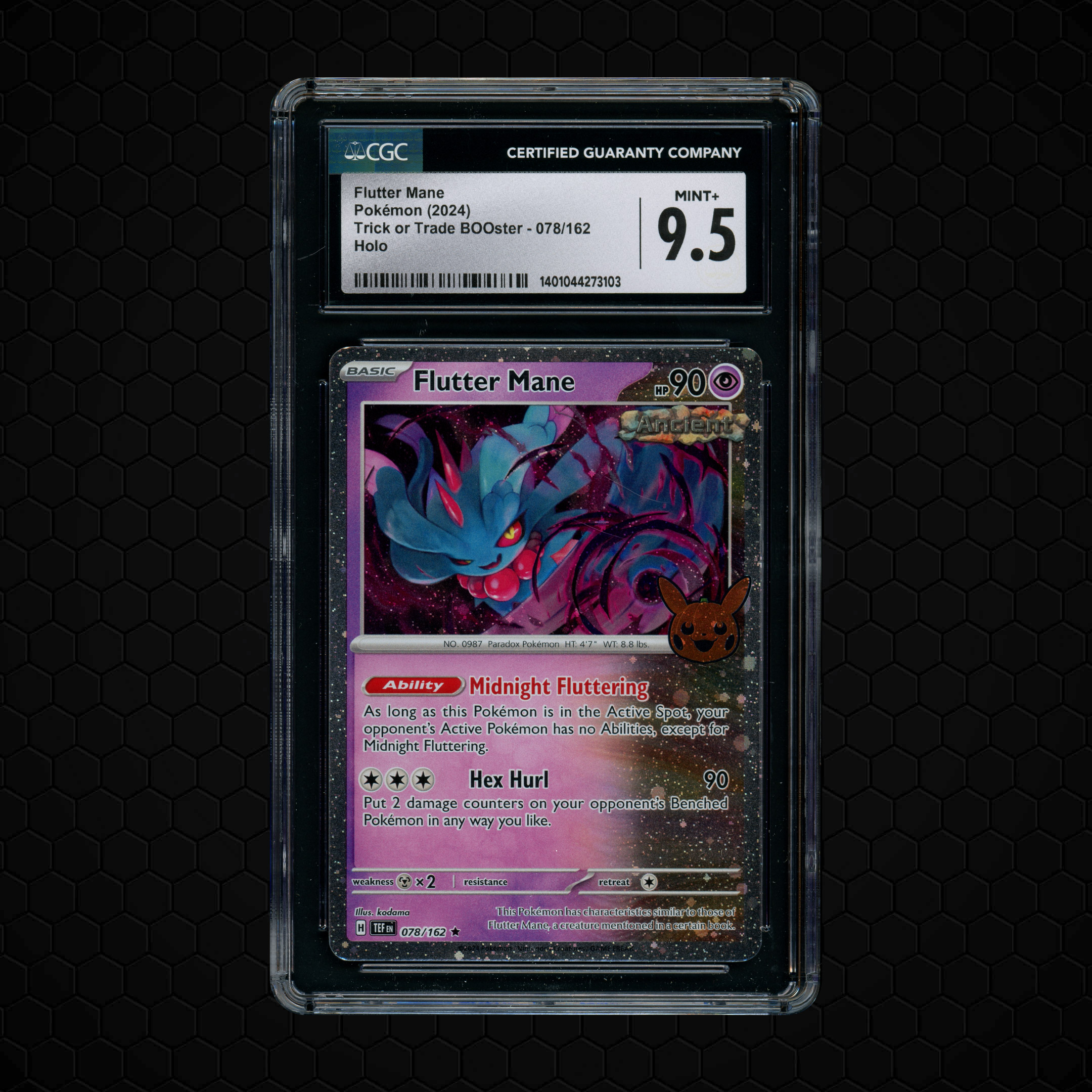 2024 Trick or Trade Booster Flutter Mane #78 CGC 9.5