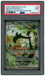 2023 Paldea Evolved Meowscarada EX #256 PSA 9 on Beezie.