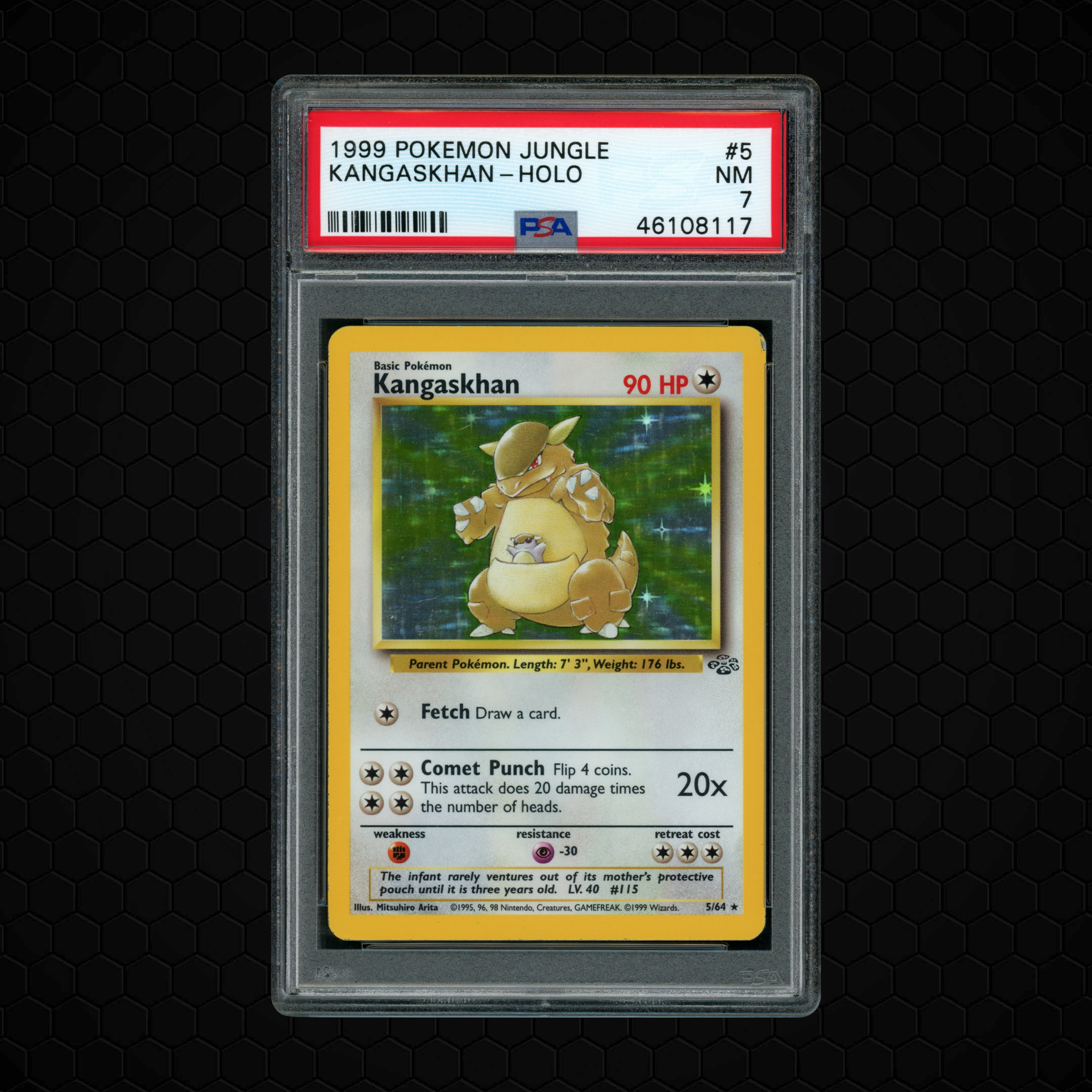 1999 Jungle Kangaskhan #5 PSA 7