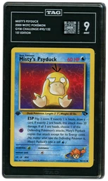 2000 Gym Challenge 1st Edition Misty's Psyduck #90 TAG 9 on Beezie.
