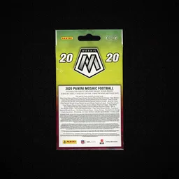 2020 Panini Mosaic Football Hanger Pack Box (Red Jersey) on Beezie.