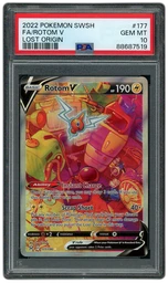 2022 Lost Origin Rotom V #177 PSA 10 on Beezie.