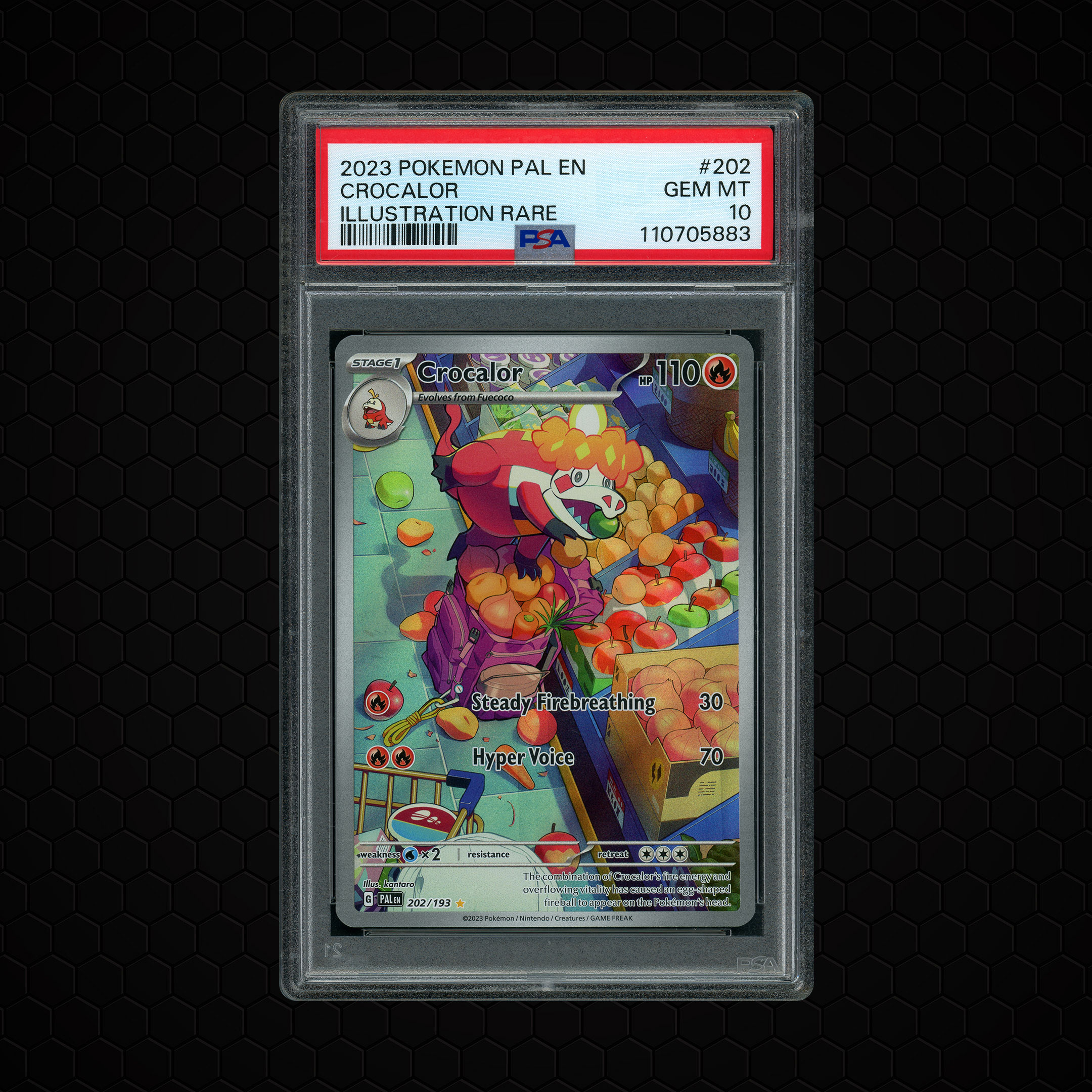 2023 Paldea Evolved Crocalor #202 PSA 10