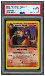2000 German Rocket Dunkles Glurak #21 PSA 6 on Beezie.