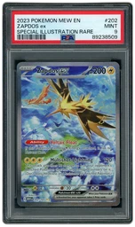 2023 Pokemon 151 Zapdos EX #202 PSA 9 on Beezie.