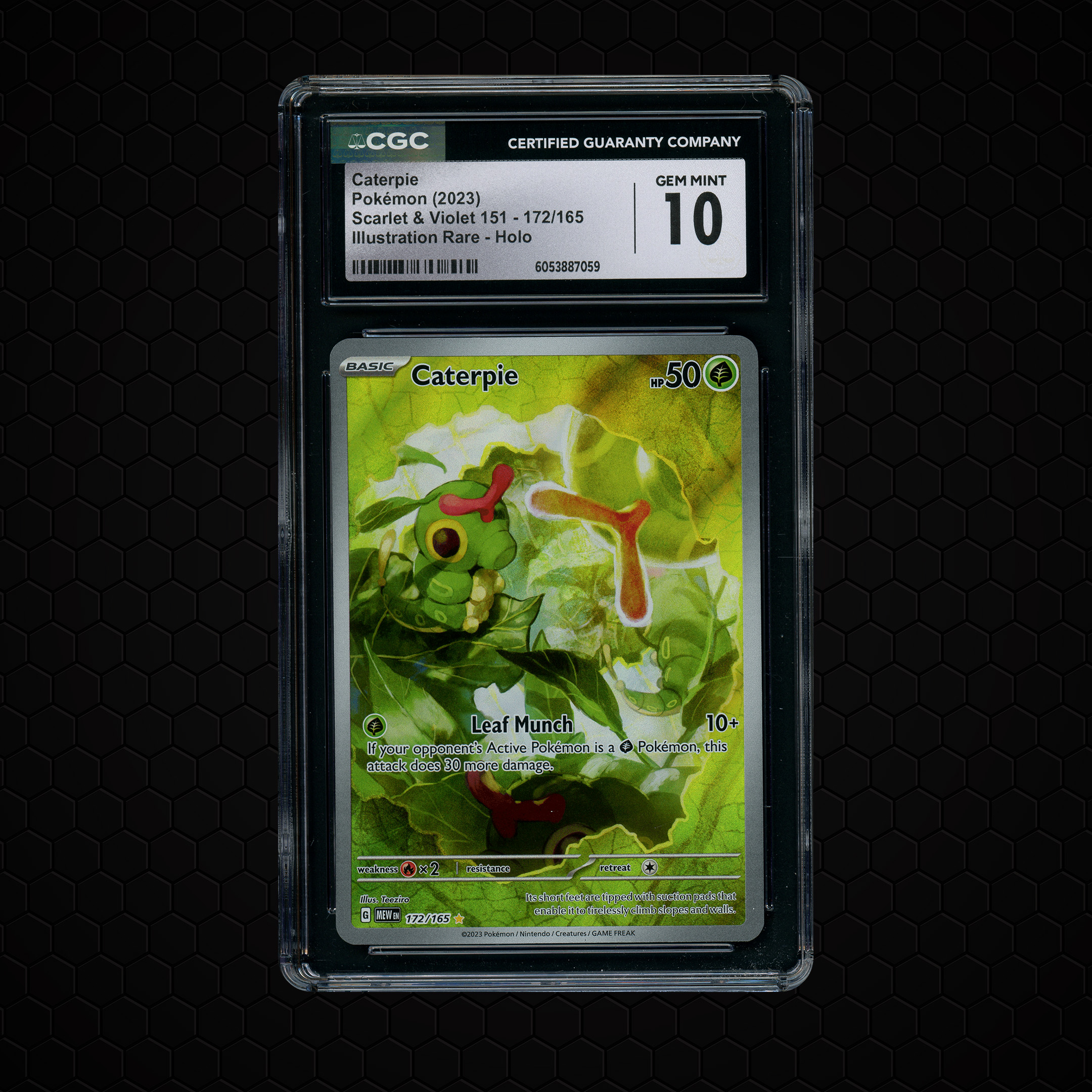 2023 Pokemon 151 Caterpie #172 CGC 10